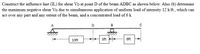 Construct the influence line (IL) for shear VD at point D of the beam ADBC as shown below. Also (b) determine
the maximum negative shear VD due to simultaneous application of uniform load of intensity 12 k/ft., which can
act over any part and any extent of the beam, and a concentrated load of 6 k.
A
D
B
10ft
5ft
8ft
