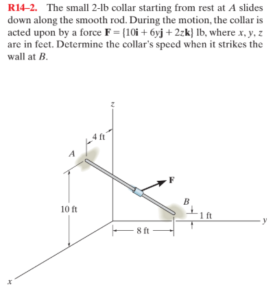 Answered: R14-2. The small 2-1b collar starting… | bartleby