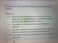 teller and platt amendment