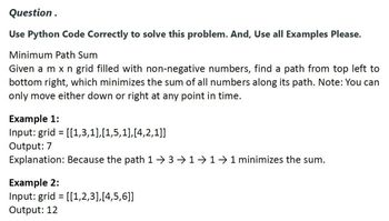 Solve this Problem in Python With me