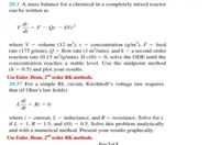 Answered: 28.37 For a simple RL circuit,… | bartleby