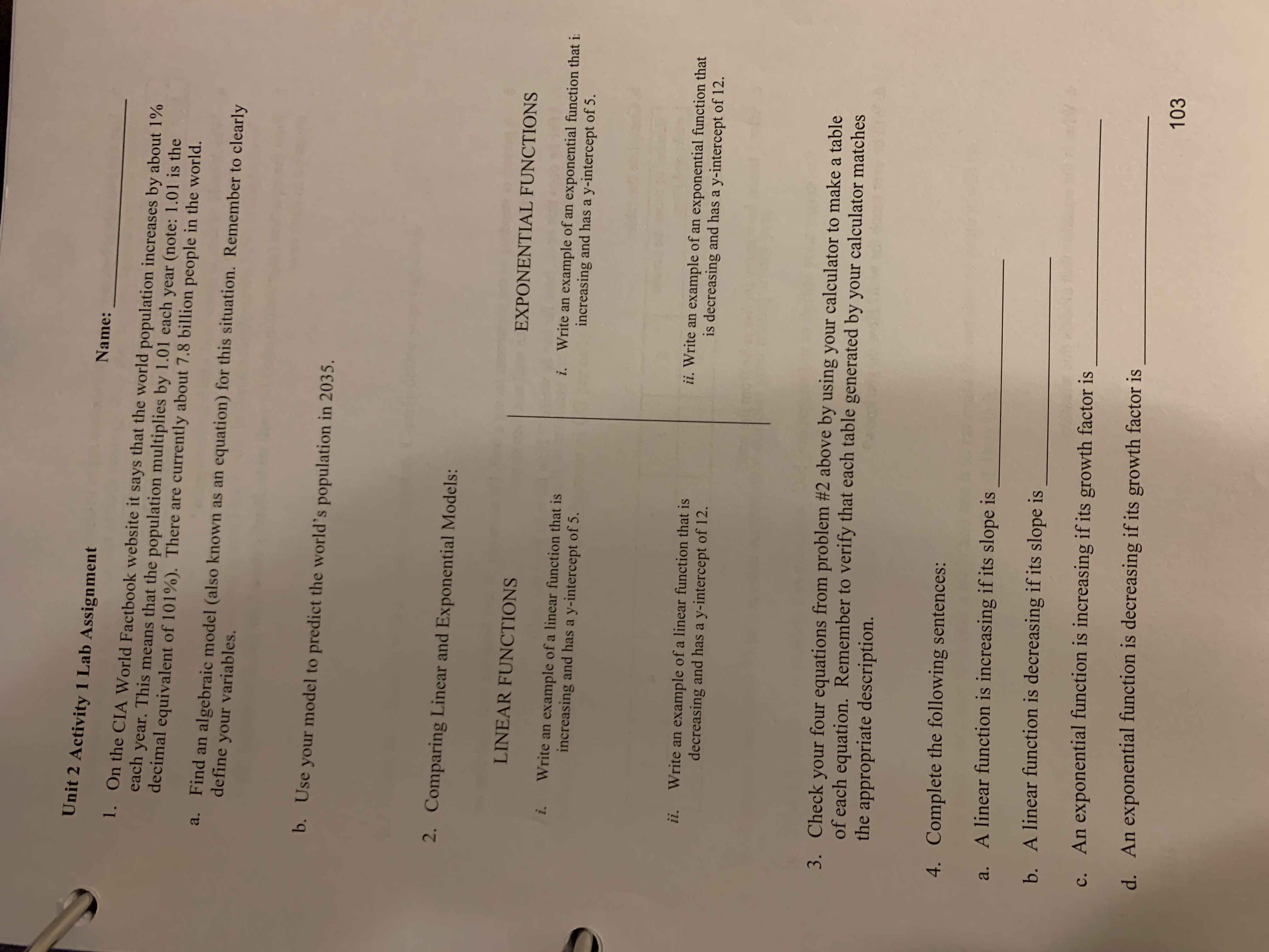 Answered: 5. Use the two tables below. 1 3. f(x)… | bartleby