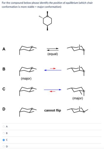 Ring-Flip: Comparing the Stability of Chair Conformations with