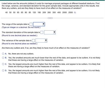 Answered: Listed Below Are The Amounts (dollars)… 