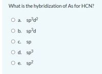 hcn hybridization