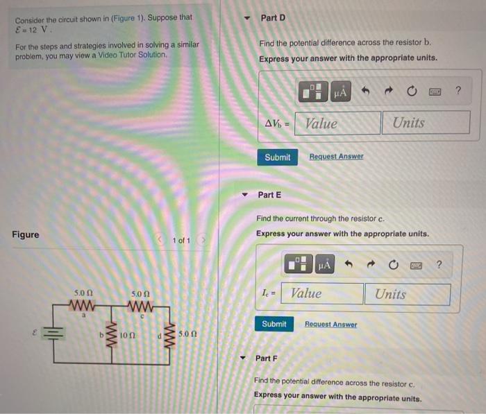 Answered: Consider The Circuit Shown In (Figure… | Bartleby