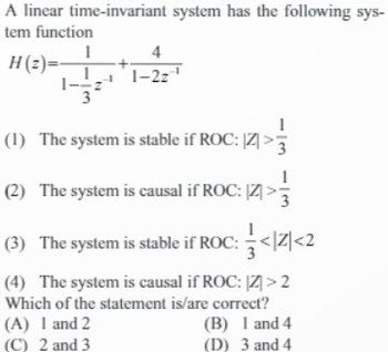 Answered: A Linear Time-invariant System Has The… | Bartleby