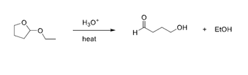 H3O+
heat
OH
+ EtOH