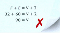 F+E = V + 2
32 + 60 = V + 2
90 = V
