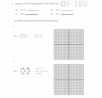 3.
if a< -1
S(x) =
if -1sa<3
if 3 Sa
