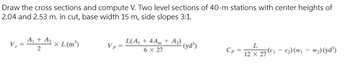 Answered: Draw The Cross Sections And Compute V.… 