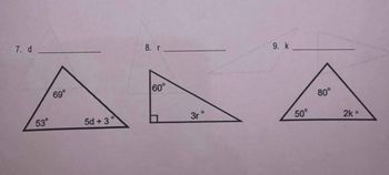 7. d
53°
69°
5d +3°
8. r.
60°
3rº
9. k
50°
80°
2kº