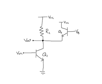 Vout
Vina
Vcc
Rc
Q₂
·Vcc