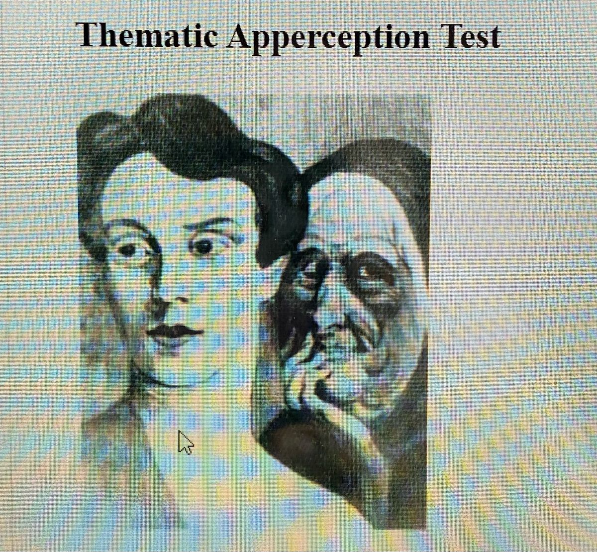 thematic apperception test pictures with answers