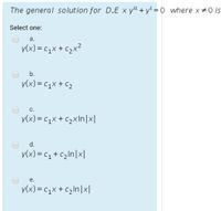 Answered: The General Solution F | Bartleby