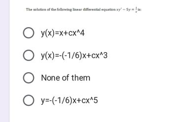 Answered: The solution of the following linear… | bartleby