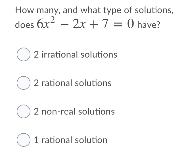 kinds of solutions