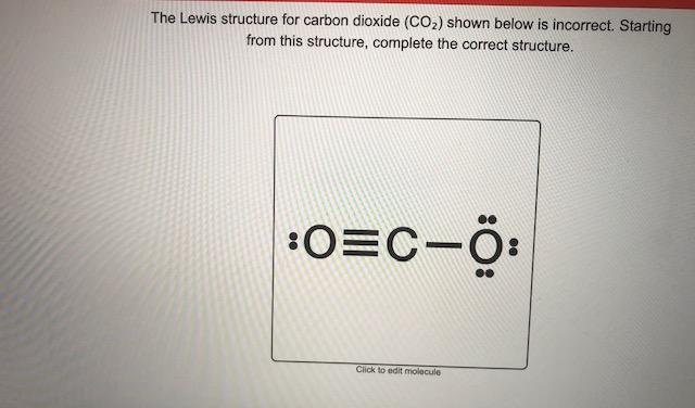 electron dot structure for carbon dioxide