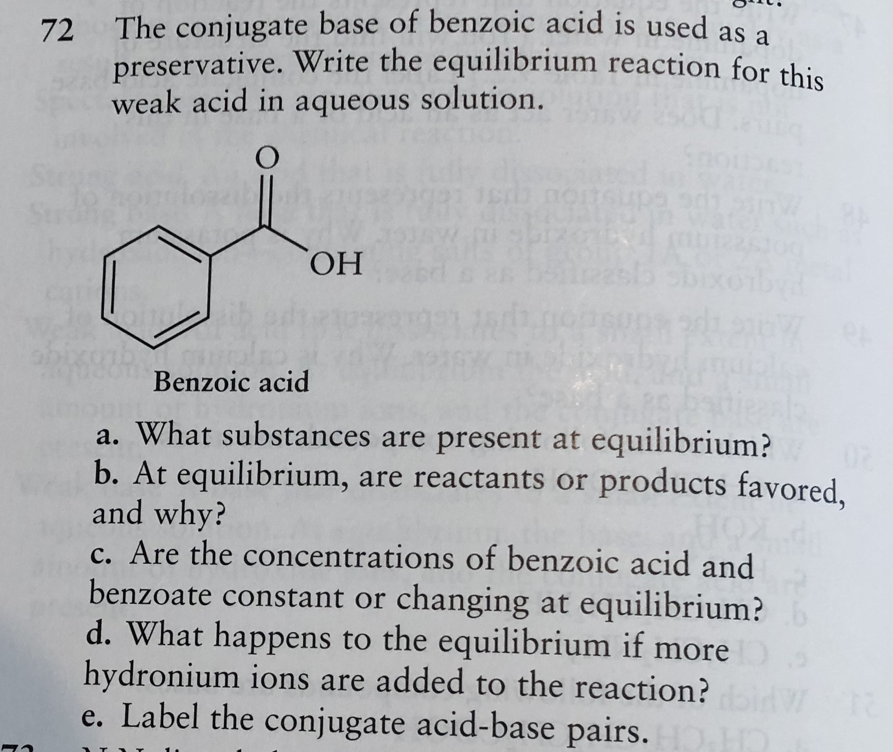 strong acid and conjugate base