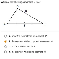 Answered: hich of the following statements is… | bartleby