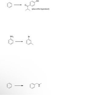 NH₂
-go
Br
6-6
OH
(plus ortho byproduct)