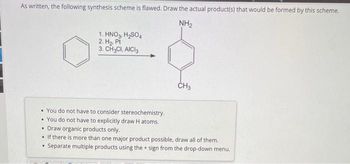 Answered: As Written, The Following Synthesis… | Bartleby