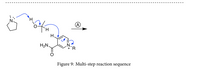 A
H2N.
Figure 9: Multi-step reaction
sequence
