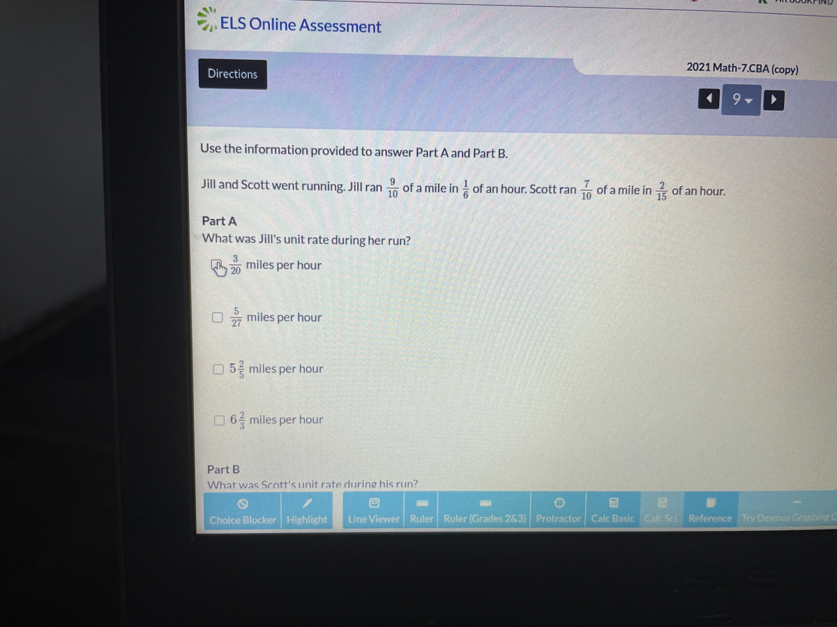 Answered ELS Online Assessment 2021 Math-7.CBA… bartleby