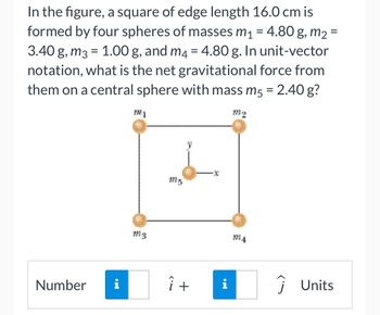 Answered: In the figure, a square of edge length… | bartleby