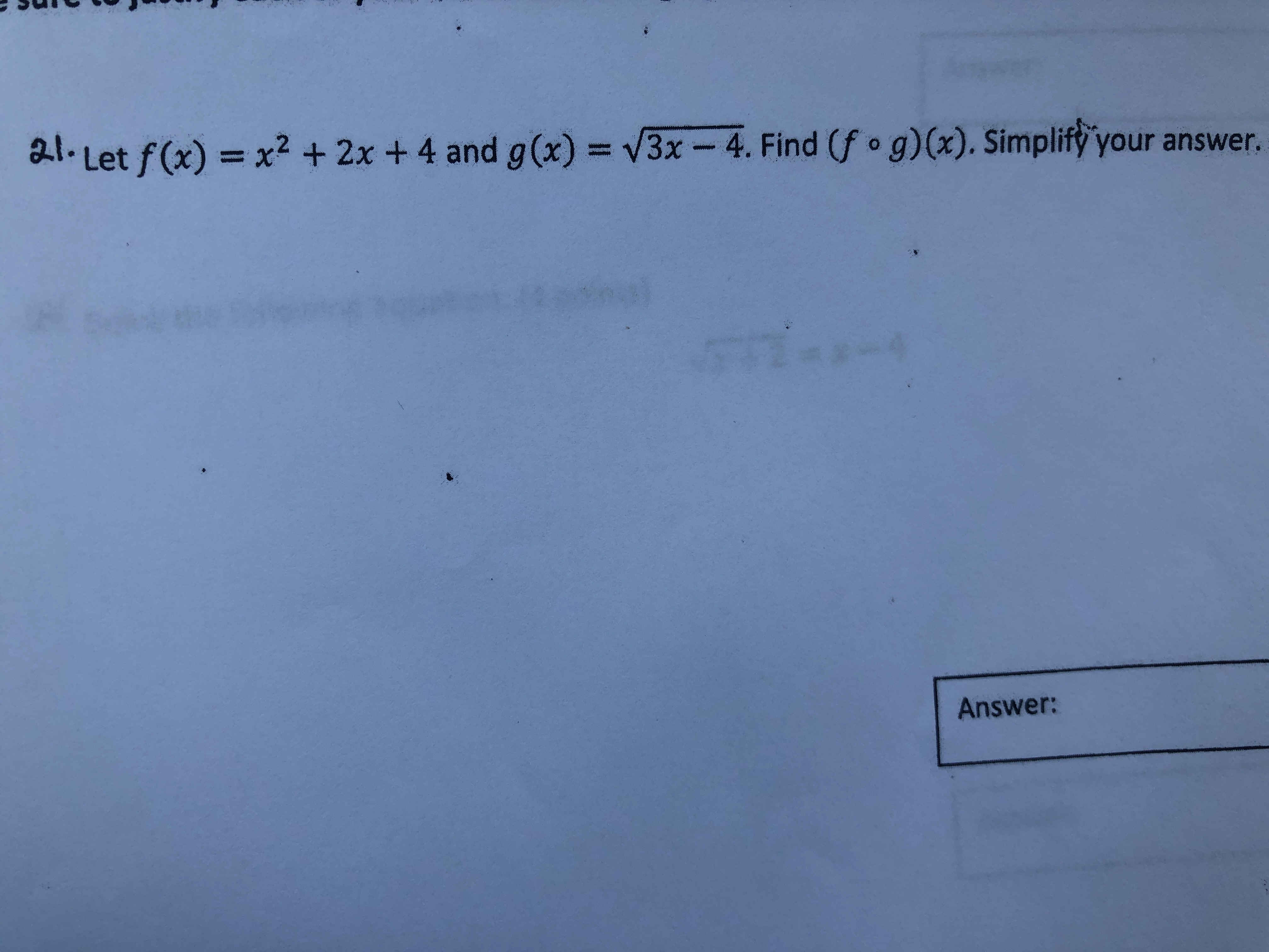 Answered: Algebra Question | Bartleby