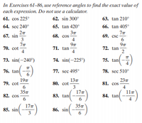 Answered: In Exercises 61-86, use reference…