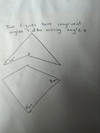 Answered: Two Figures Have Congruent Angles. Find… | Bartleby