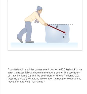 Answered: A contestant in a winter games event… | bartleby