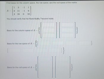 Answered Find bases for the column space the bartleby