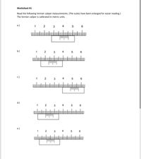 Answered: Read the following Vernier caliper… | bartleby