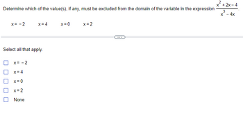 Answered: Determine Which Of The Value(s), If… | Bartleby