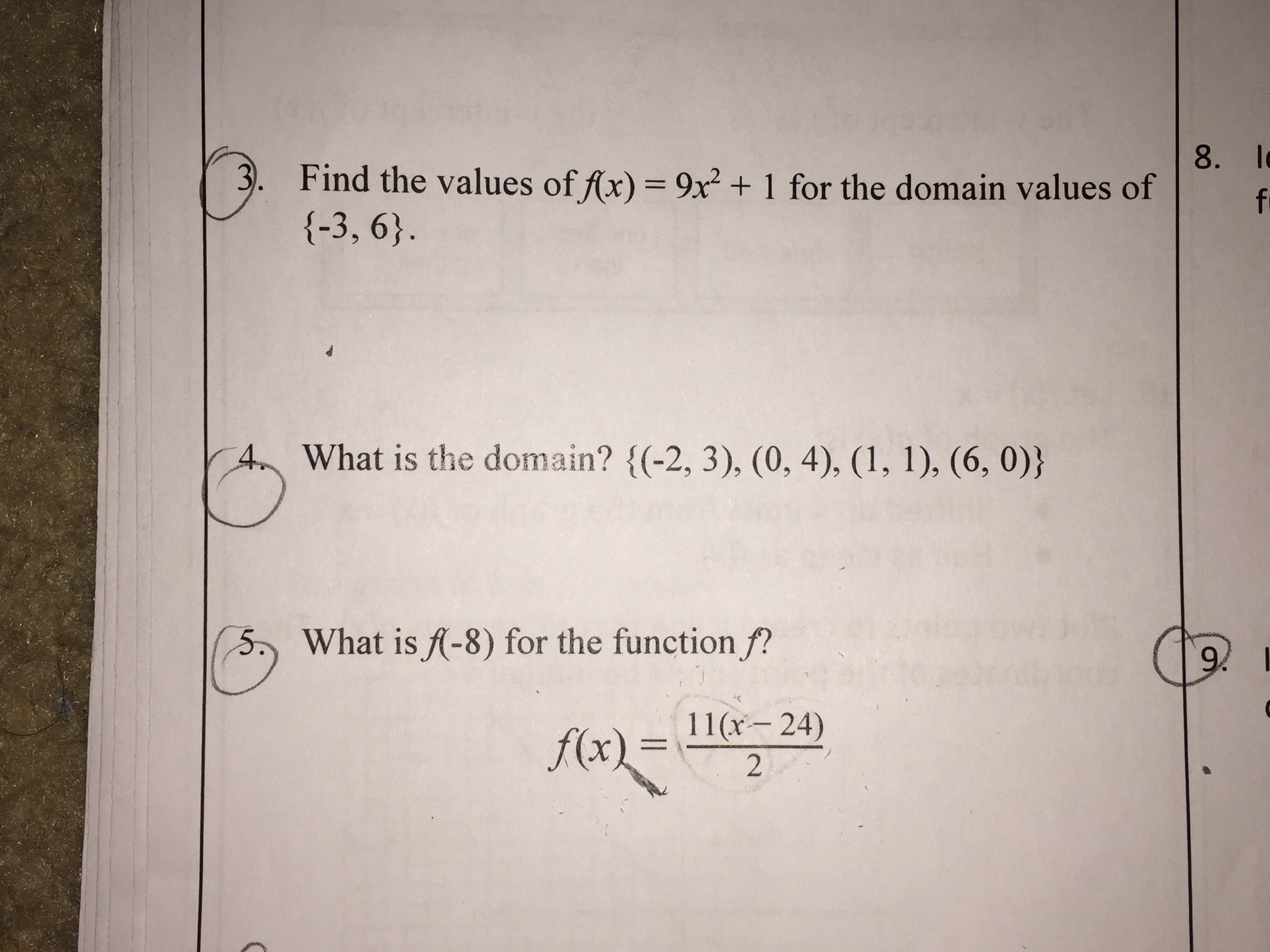 answered-find-the-values-of-f-x-9x-1-for-bartleby