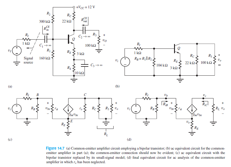 Answered: +Vcc = 12 V R2 Rc RCE Out 300 K2 22 K2… | Bartleby