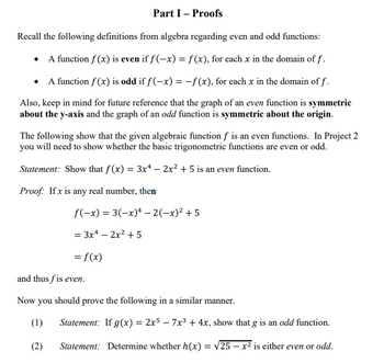 Answered: (1) Statement: If g(x) = 2x5 - 7x³ +… | bartleby