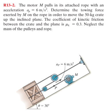 Answered R13 2. The motor M pulls in its bartleby