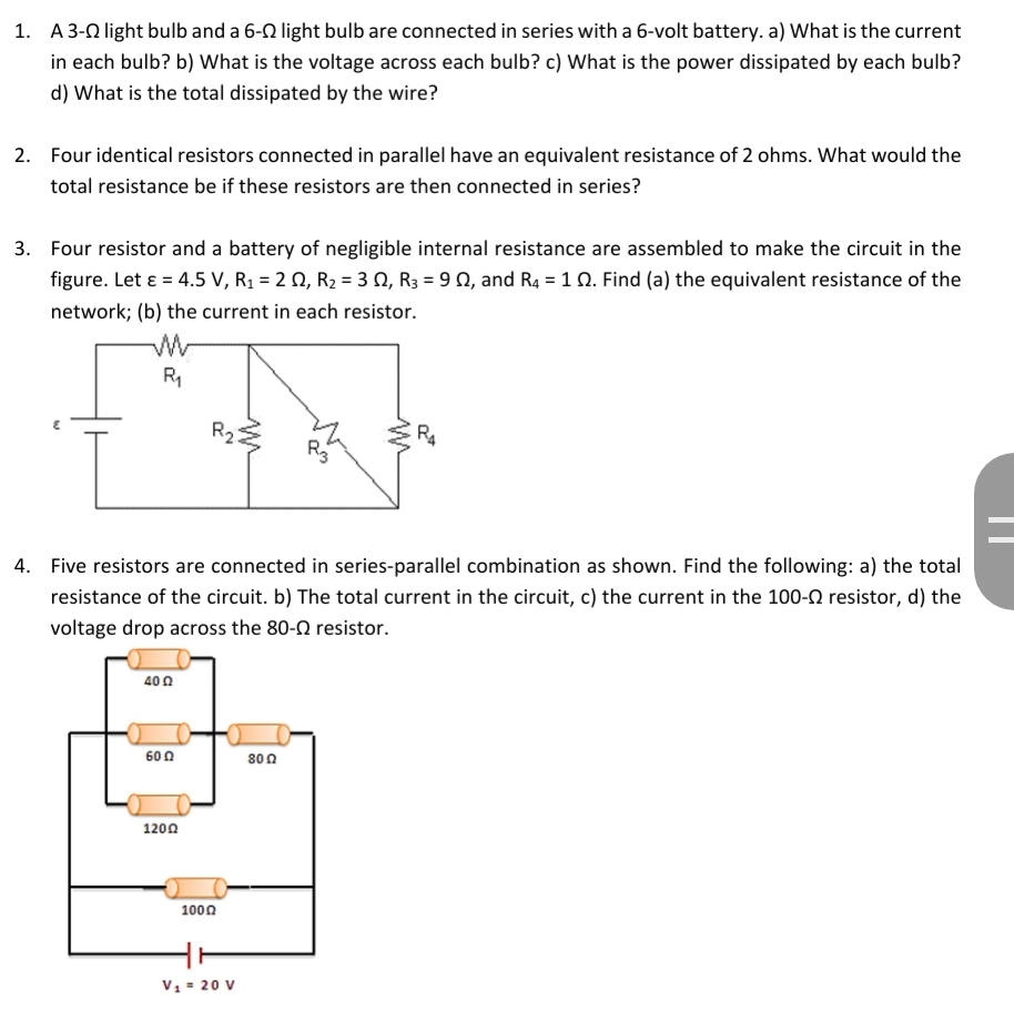 How To Find Voltage Drop Across Each Resistor In A Parallel Circuit ...