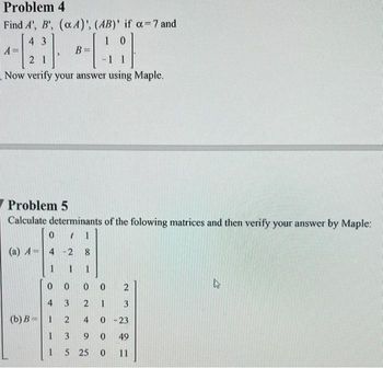 Answered: Find A', B', (a 4)', (AB)' If A 7 And… | Bartleby