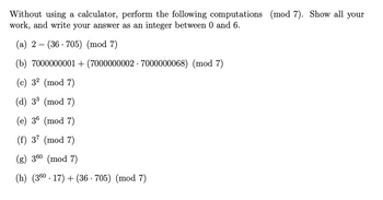 Answered: Without Using A Calculator, Perform The… | Bartleby