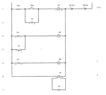 1
2
3
5
8
11
Stop
CR
TR
CR
9
Start
CR
3
2
CR
CR
M1
10
M2
TR
M2
10
M1 OLS
와
M2 OLS
나
2,3,5
7