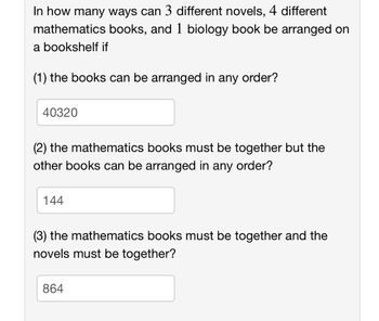 Answered: In how many ways can 3 different… | bartleby