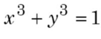 .3
X
+
y³ = 1