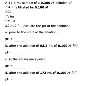 Answered: A 44.4 ML Sample Of A 0.300 M Solution… | Bartleby