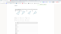 9 Lesson 8: Solving Right Triangles X
O Trigonometry - How To Solve Rig X
b Homework Help and Textbook S X
M Trigonometry HW - c.ready2023( X
->
A ottumwaschools.schoology.com/assignment/4650345926/assessment
O OCSD Bookmarks
C Clever | Portal
9 Home | Schoology
sIs Grades and Attenda.
Sy Symbolab Math Sol.
Movies7.to | Watch.
Watch Anime Onlin..
Question 1 of 1 | Page 1 of 1
Question 1
Solve each right triangle. Round side measures to the nearest tenth and angle measures
to the nearest degree.
42.
43.
44.
K
45.
T
32
57
22
36
18
G
19
11
F
42) <G =
FH =
GH=
43) <W=
XZ =
WX=
44)
<J =
<K=
KL=
45)
<R=
<T =
TS =
Blank 1: 58
Blank 2: 7.3
Blank 3:
Blank 4: 33
Blank 5:
Blank 6:
Blank 7: 68.7
Blank 8:
Blank 9:
