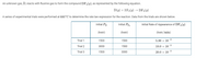 An unknown gas, D, reacts with fluorine gas to form the compound DF4(g), as represented by the following equation.
D(g) + 2 F2(9) → DF4(9)
A series of experimental trials were performed at 600°C to determine the rate law expression for the reaction. Data from the trials are shown below.
Initial Pp
Initial PF2
Initial Rate of Appearance of DF,(9)
(torr)
(torr)
(torr/min)
Trial 1
1500
1500
5.00 x 10–3
Trial 2
3000
1500
10.0 x 10-3
Trial 3
1500
3000
20.0 x 10–3
