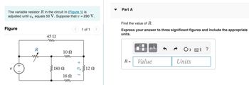 Answered: The Variable Resistor R In The Circuit… | Bartleby